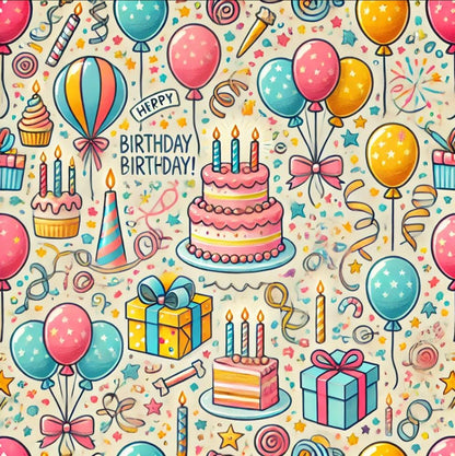 Premium Quality "58" Wide Mini Matt Fabric – Special Occasion, Love, Romantic, Easter Theme - Vibrant Prints with Timeless Design  | Gtex Fabrics