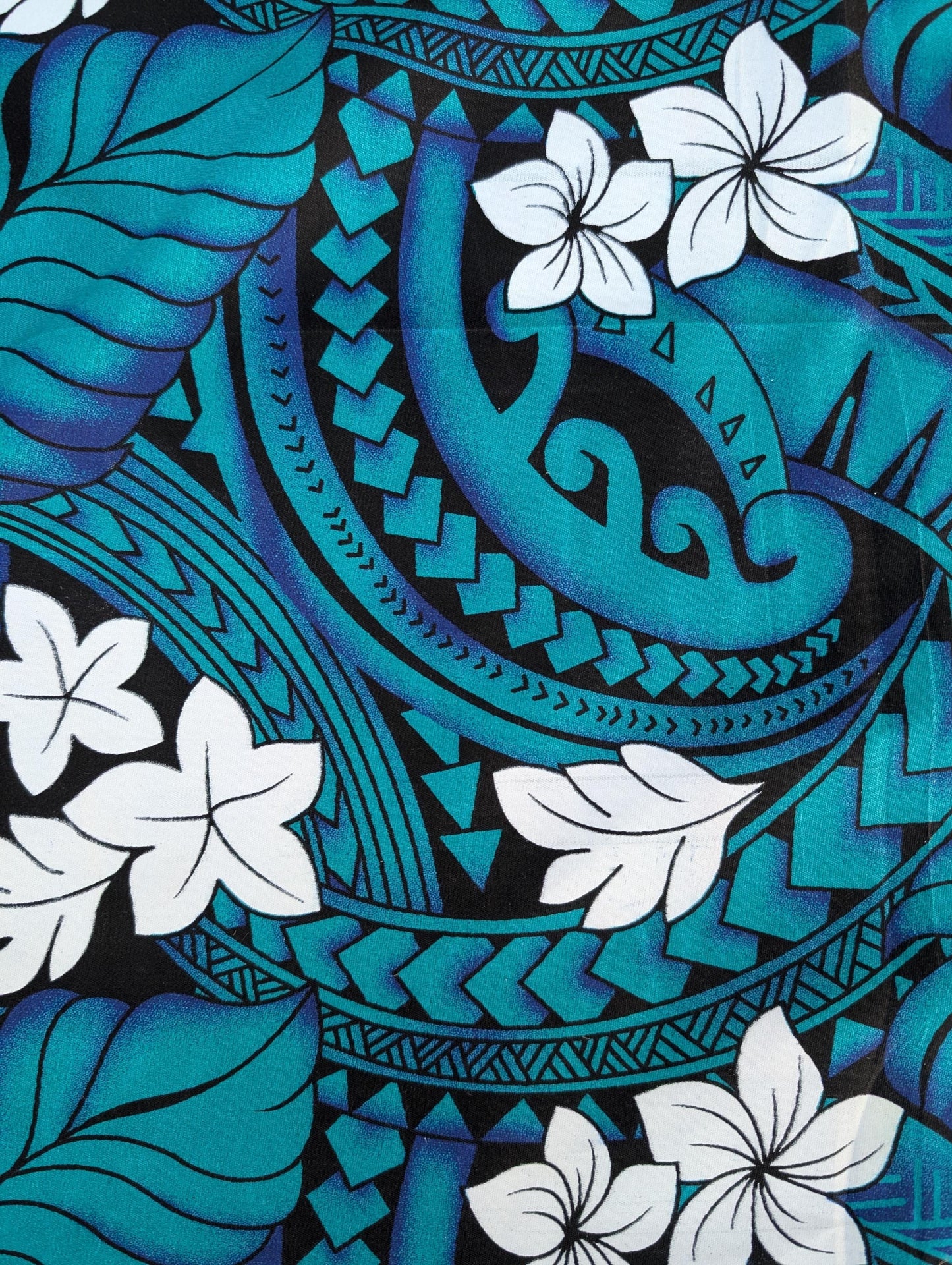 Roll, Bolt - Polynesian Elegance: 36" Polyester Fabric with Poly Cotton Feel– Tropical and Floral Fusion- Made In Thailand - Wholesale Price   | Gtex Fabrics