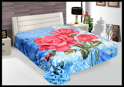 New Aloha Blanket by GTEX - 1-Ply High Quality HD Design 3-D Embossed Queen Size 77"  90" 4.5 LBS Korean Style Blanket Super Sot and Cozy " | Gtex Fabrics