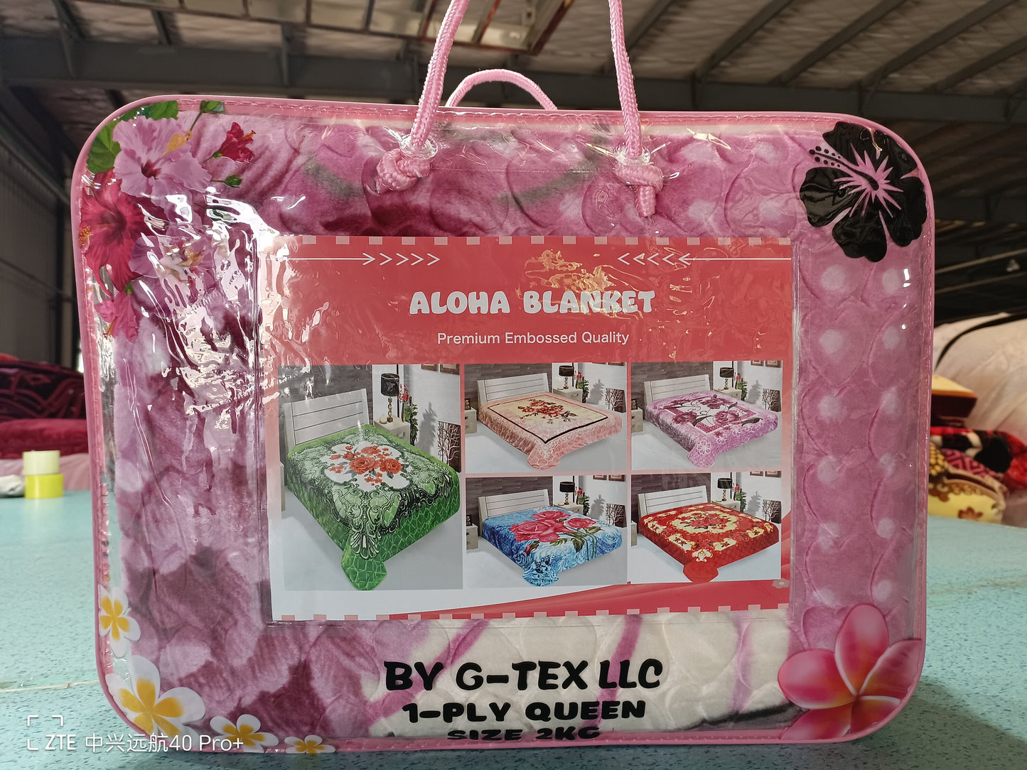 New Aloha Blanket by GTEX - 1-Ply High Quality HD Design 3-D Embossed Queen Size 77"  90" 4.5 LBS Korean Style Blanket Super Sot and Cozy " | Gtex Fabrics