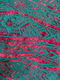 Polynesian Tribal Tattoo with Hibiscus, Doby Cloth, Lt. Bark Cloth, 100% Cotton, High Quality Rich Colors - New Design   | Gtex Fabrics