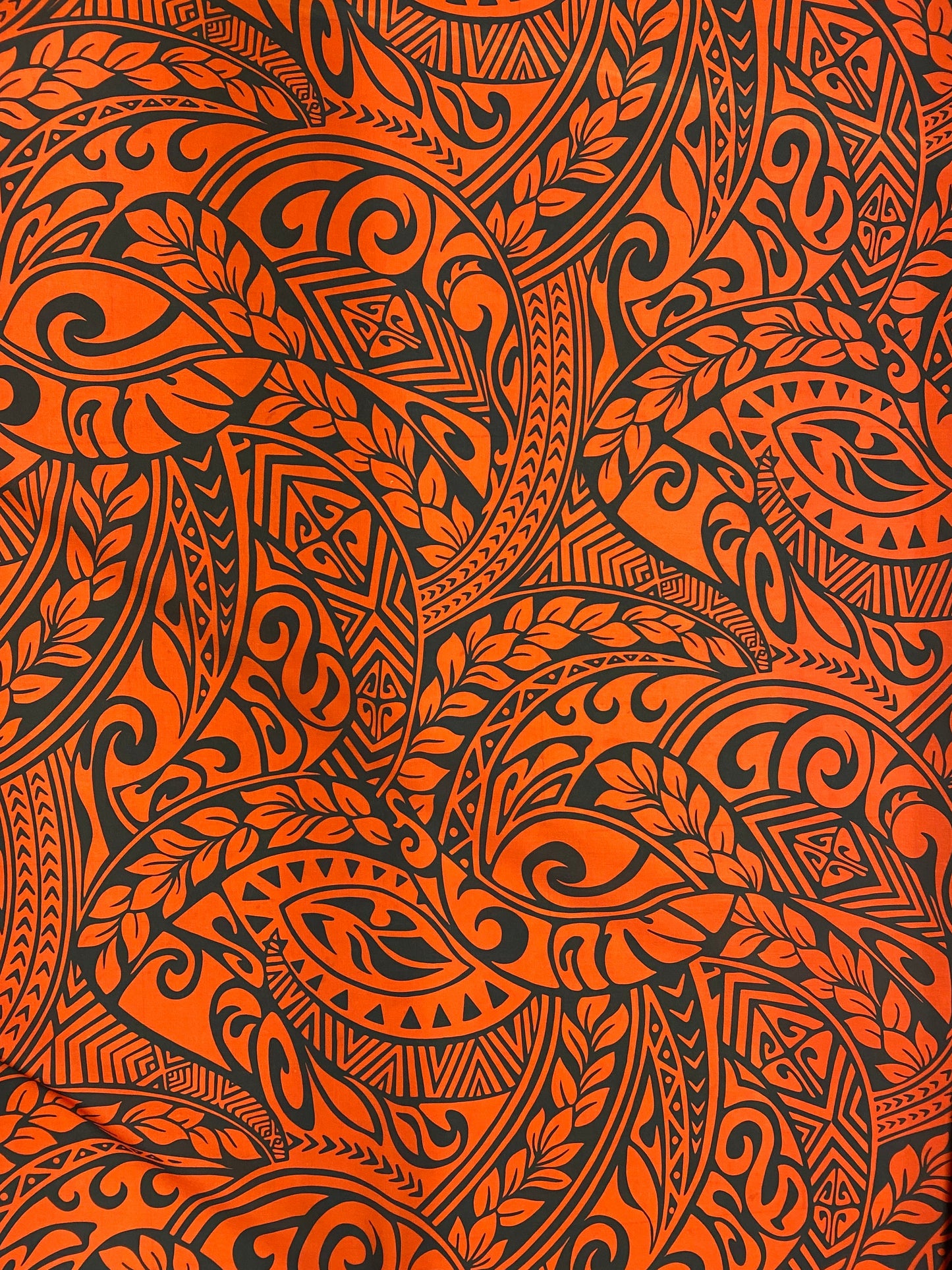 GTEX Collection - Polynesian Fabric - Tribal Tattoo Fabric - Sold by the Yard - Poly Cotton Poplin 58" Wide - Soft & Breathable Fabric   | Gtex Fabrics