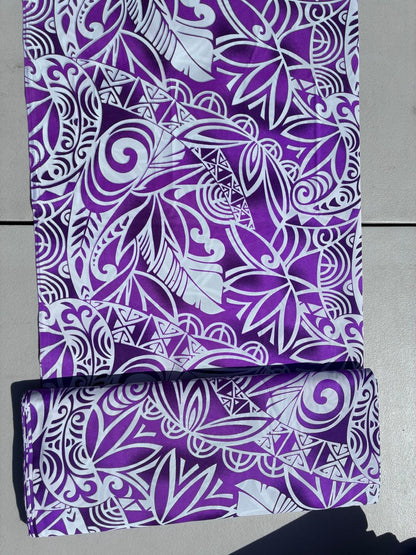 Tribal Collection- Polynesian Elegance: 36" Polyester Fabric with Poly Cotton Feel – Exquisite Design - Vibrant Colors - Wholesale Price  | Gtex Fabrics