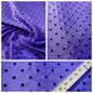 Polka Dot Taffeta Flocked Fabric for Dresses, Home Decor, Apparel, Curtains, ETC by the Yard (58") Soft Textured Polka Dots   | Gtex Fabrics