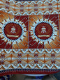 GTEX Collection B500 - Polynesian Tapa Fabric, Island Fabric, High Quality Vibrant New Design, Tonga Island Fabric, Seal of Tonga, Tradition | Gtex Fabrics