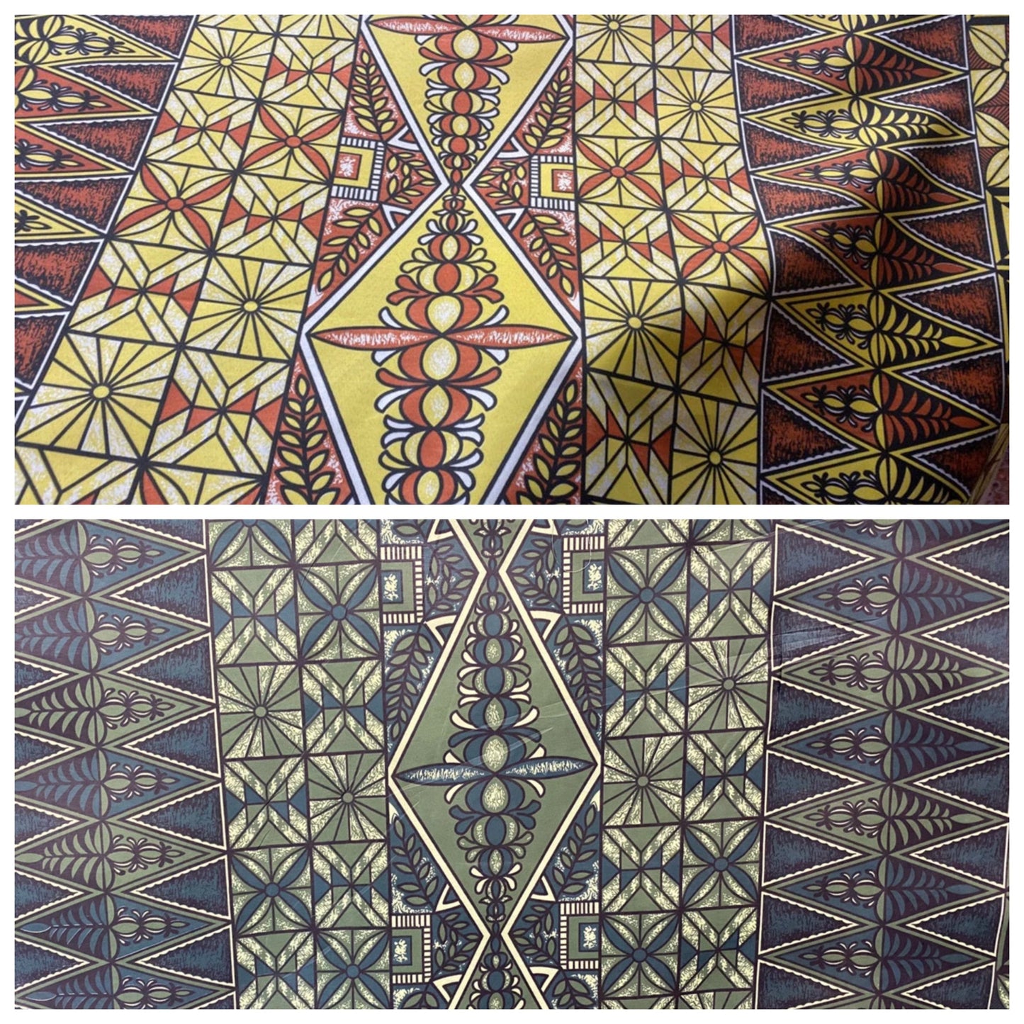 Polynesian Tongan Print, Tribal, Block Print, Polyester Fabric 45" - HD Design Island Fabric | POLY111 | Gtex Fabrics