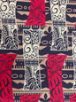 Polynesian Tapa Print, Tribal, Block Print, Polyester Fabric 45" - HD Design Island Fabric | Gtex Fabrics