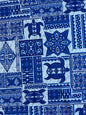 New Fijian Tapa Block Turtle Print Fabric - Polynesian Design - Peach Skin Fabric- by the Yard 58" Wide - Fiji Material  | Gtex Fabrics
