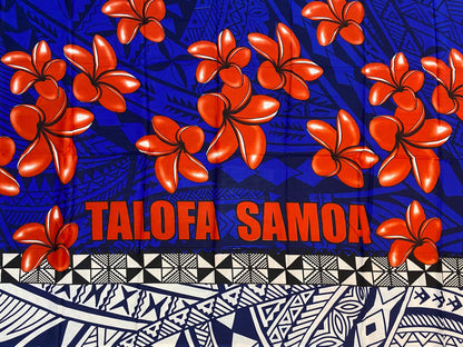 High-Quality Soft Lightweight Samoan Ei Lava Lava Sarong Pareo Wrap – Made in India – Perfect for Any Occasion -Large  70" x 44" | Gtex Fabrics