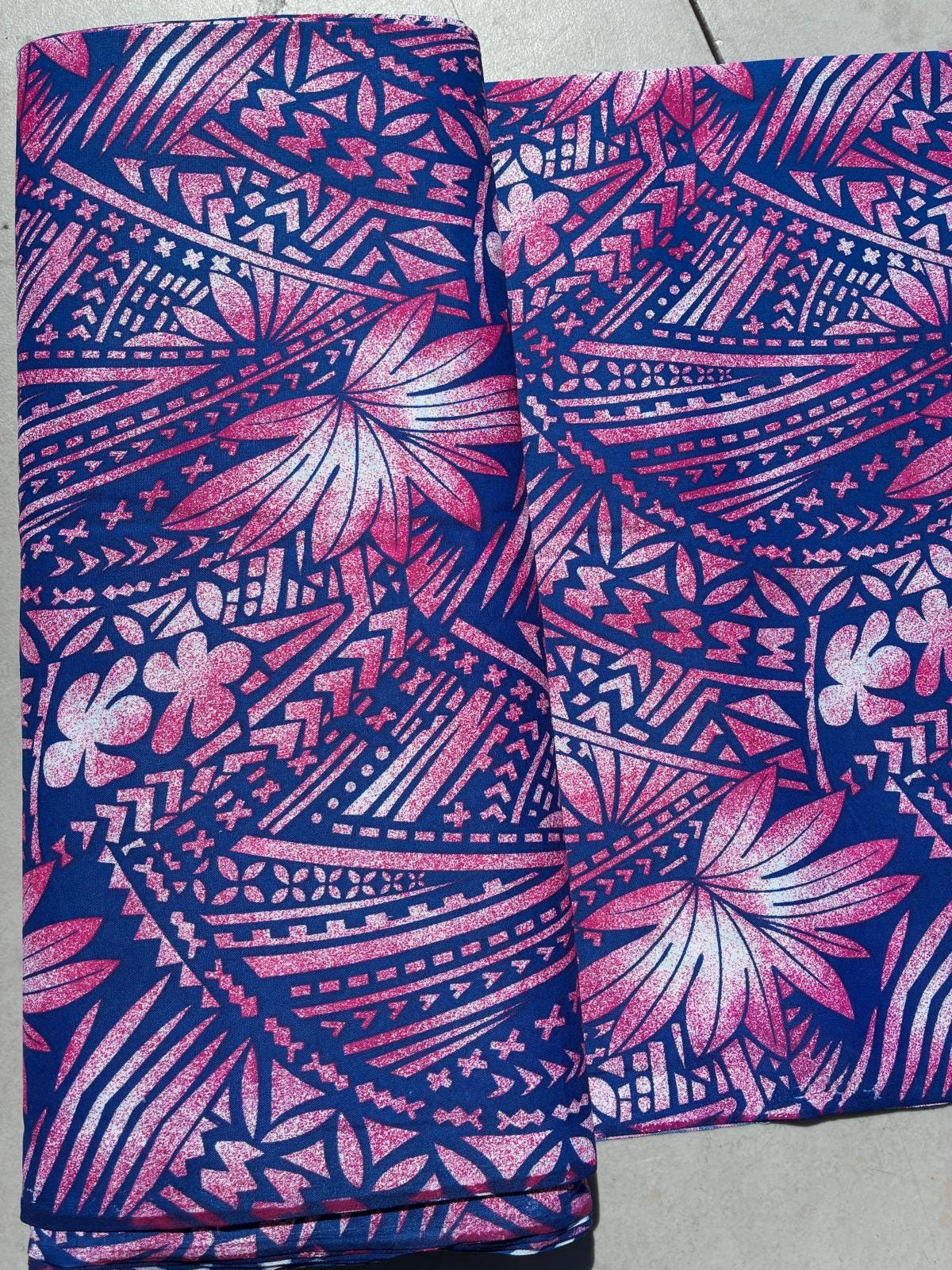 Roll, Bolt - Polynesian Elegance: 36" Polyester Fabric with Poly Cotton Feel– Tropical and Floral Fusion- Made In Thailand - Wholesale Price  | Gtex Fabrics
