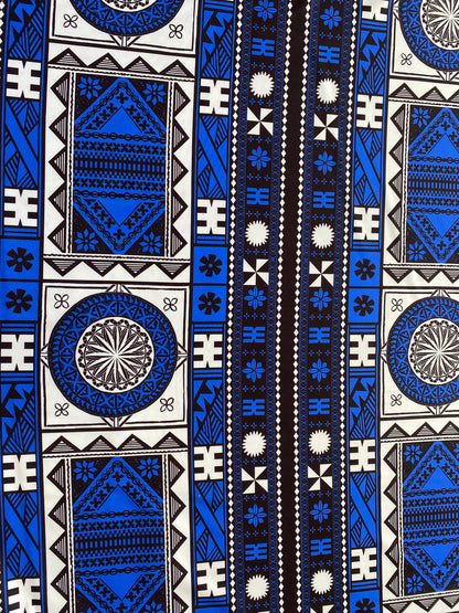 New Fijian Tapa Block Print Fabric - Polynesian Design - Peach Skin Fabric- by the Yard 58" Wide - Fiji Material |Solid Medium Satin Fabric, Charmeuse, Costume, Lining, Décor, Apparel & Fashion Fabric | Gtex Fabrics