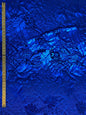 GTEX Collection- Exquisite Traditional Polynesian Samoan Tongan Hawaiian Tattoo Design & Monstera Leaf Hologram Foil Fabric (Non Stretch)  | Gtex Fabrics