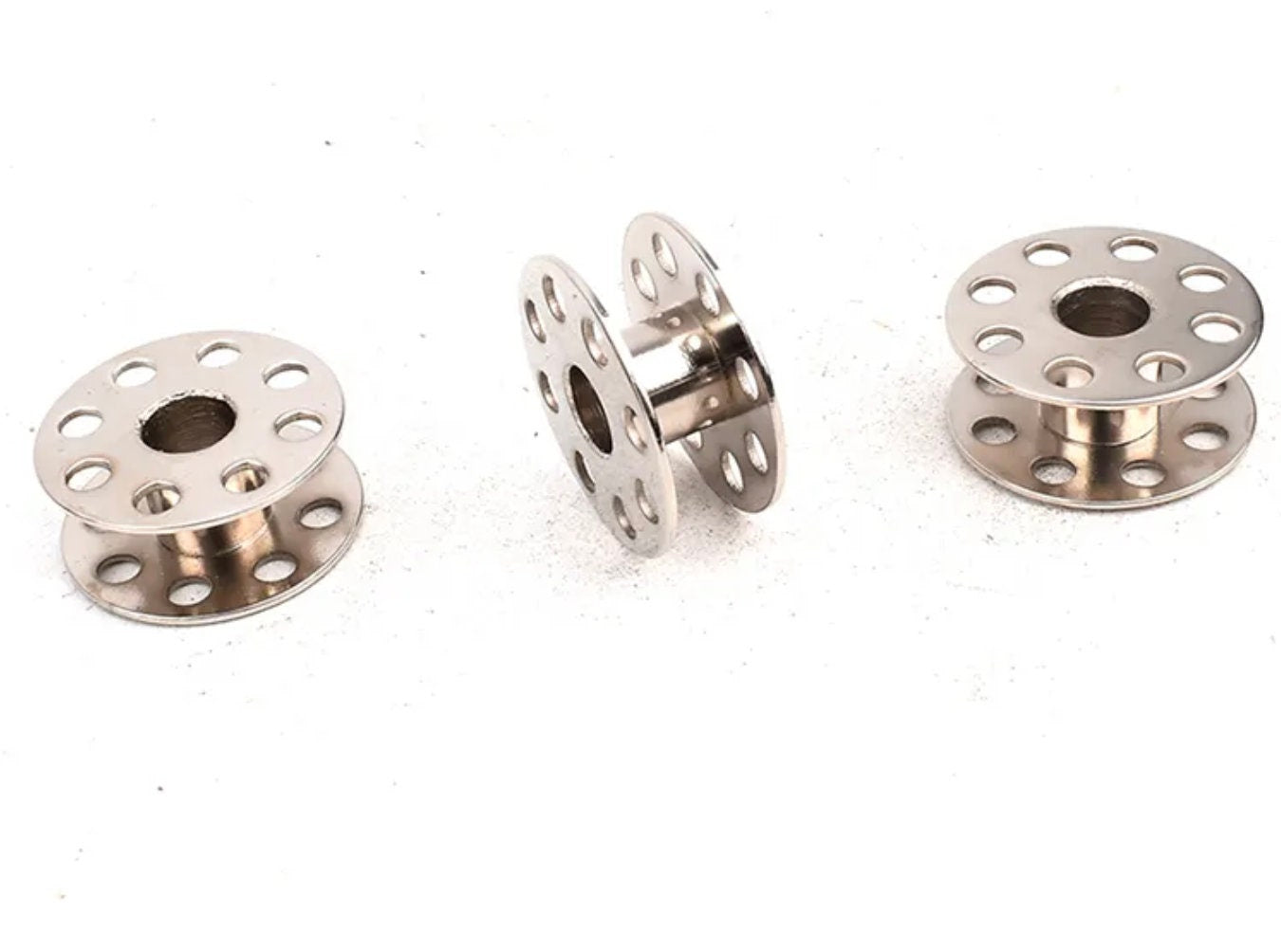 10pk Metal Bobbins - Sewing Machine Iron Bobbin Spools -High Quality- Bobbins for Brother, Singer, & Other Sewing Machine Acessories Supply  | Gtex Fabrics