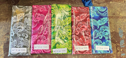 Roll, Bolt - Polynesian Elegance: 36" Polyester Fabric with Poly Cotton Feel– Tropical and Floral Fusion- Made In Thailand - Wholesale Price | Gtex Fabricss