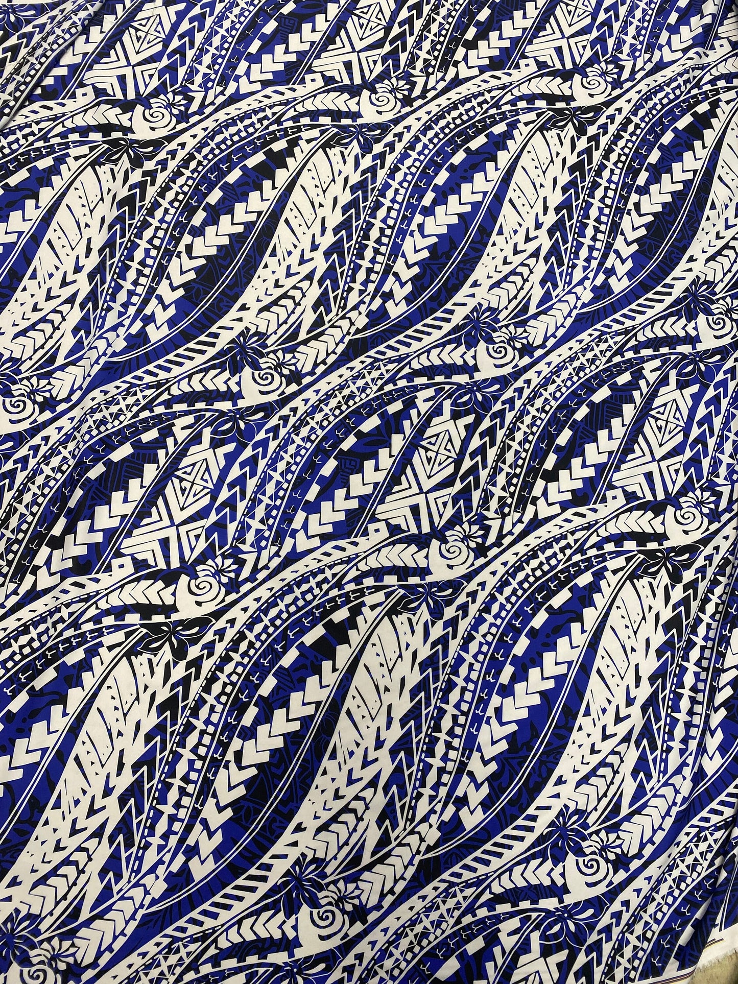 GTEX Collection - Polynesian Fabric -Tactical Tribal Tattoo Design, Island Fabric - Sold by the Yard - FDY Peachskin Fabric 58" - New Design | Gtex Fabrics