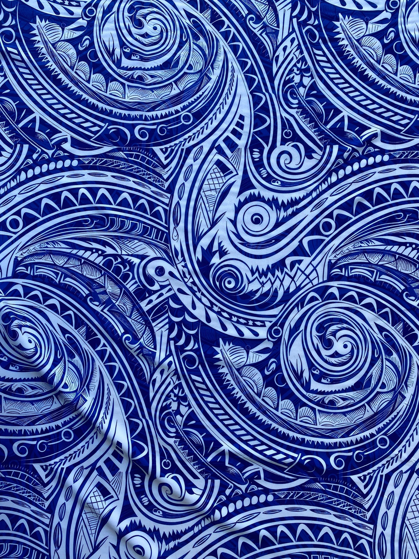 New Tactical Tribal Tattoo Polynesian Fabric - Peach Skin Fabric- by the Yard 58" Wide - New Design - Island Fabric 105  | Gtex Fabrics