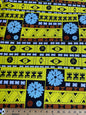 GTEX Collection B700 - Polynesian Tapa Fabric, Block Print Design, Island Fabric, High Quality Vibrant New Design, Traditional - Bark Cloth