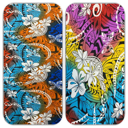 New Aloha Print - Water Color Tropical Polynesian Hawaiian Fabric by The Yard or Roll 45" Wide | Gtex Fabrics