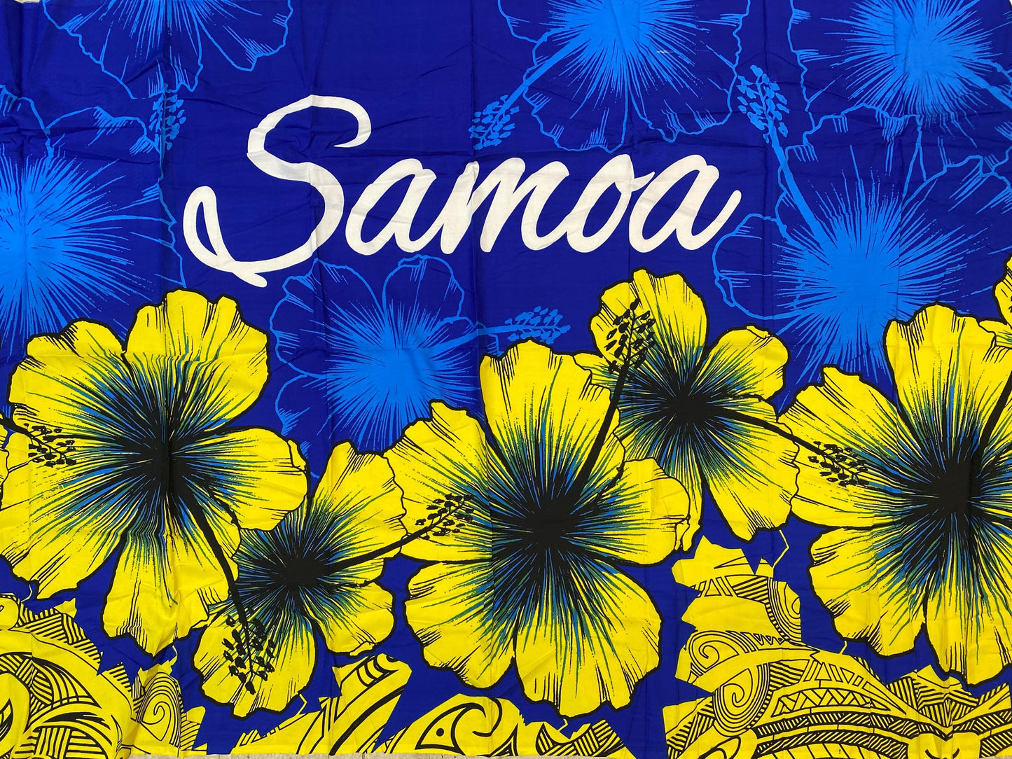 High-Quality Soft Lightweight Samoan Ei Lava Lava Sarong Pareo Wrap – Made in India – Perfect for Any Occasion -Large  70" x 44"  | Gtex Fabrics