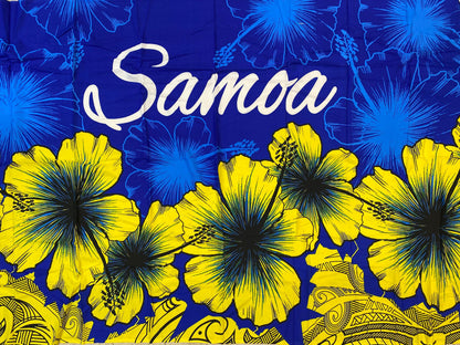 High-Quality Soft Lightweight Samoan Ei Lava Lava Sarong Pareo Wrap – Made in India – Perfect for Any Occasion -Large  70" x 44"  | Gtex Fabrics