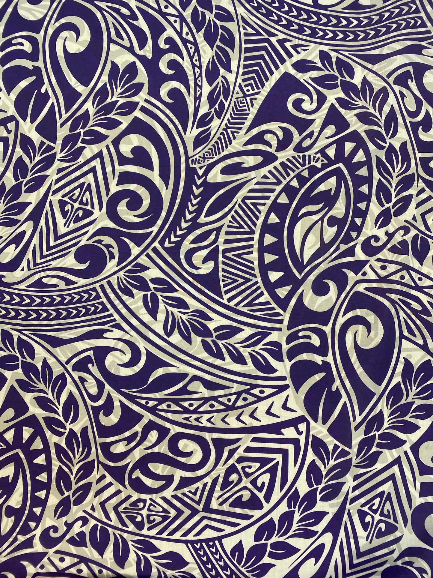 GTEX Collection - Polynesian Fabric - Tribal Tattoo Fabric - Sold by the Yard - Poly Cotton Poplin 58" Wide - Soft & Breathable Fabric   | Gtex Fabrics