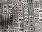 Polynesian Elegance: 36" Polyester Fabric with Poly Cotton Feel– Tribal and Floral Fusion  Tapa Block Print- Made In Thailand - Low Price 2  | Gtex Fabrics