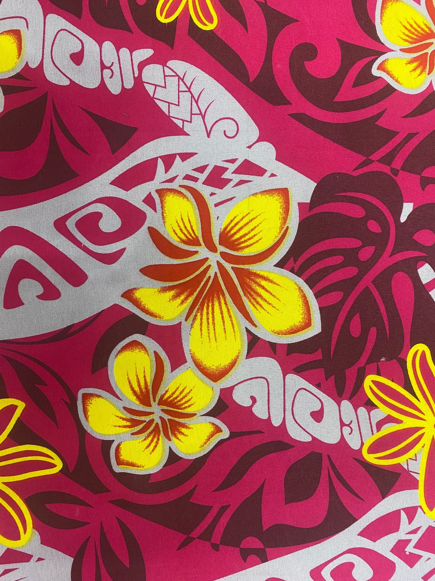 Roll, Bolt - Polynesian Elegance: 36" Polyester Fabric with Poly Cotton Feel– Tropical and Floral Fusion- Made In Thailand - Wholesale Price | Gtex Fabrics