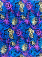 NEW! Polynesian Elegance: 36" Polyester Fabric with Poly Cotton Feel– Tribal and Floral Fusion- Made In Thailand - Low Price - Wholesale " | Gtex Fabrics