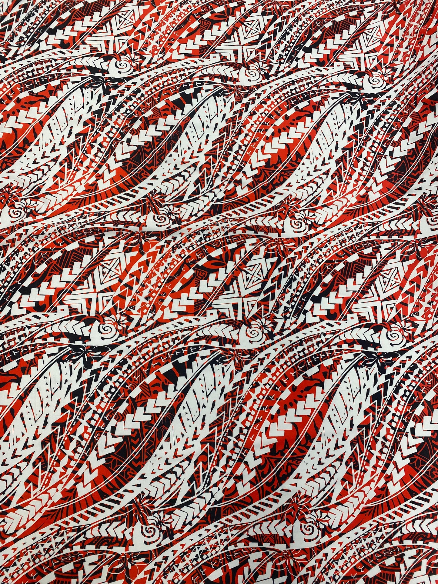 GTEX Collection - Polynesian Fabric -Tactical Tribal Tattoo Design, Island Fabric - Sold by the Yard - FDY Peachskin Fabric 58" - New Design | Gtex Fabrics