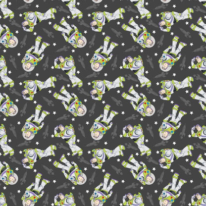 DISNEY TOY STORY Buzz Lightyear Toss 100% Cotton Disney Fabric High Quality | Gtex Fabrics