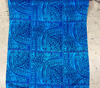 GTEX Collection - Polynesian Fabric - Tribal Elegance - Block Pattern, Island Fabric - Sold by the Yard - 100% Rayon Fabric 45" - New Design | Gtex Fabrics