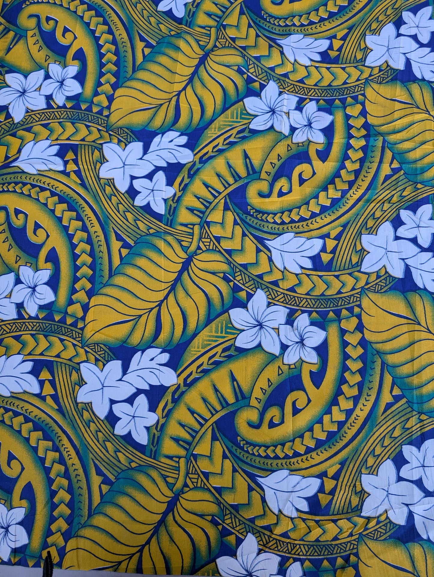 Roll, Bolt - Polynesian Elegance: 36" Polyester Fabric with Poly Cotton Feel– Tropical and Floral Fusion- Made In Thailand - Wholesale Price   | Gtex Fabrics