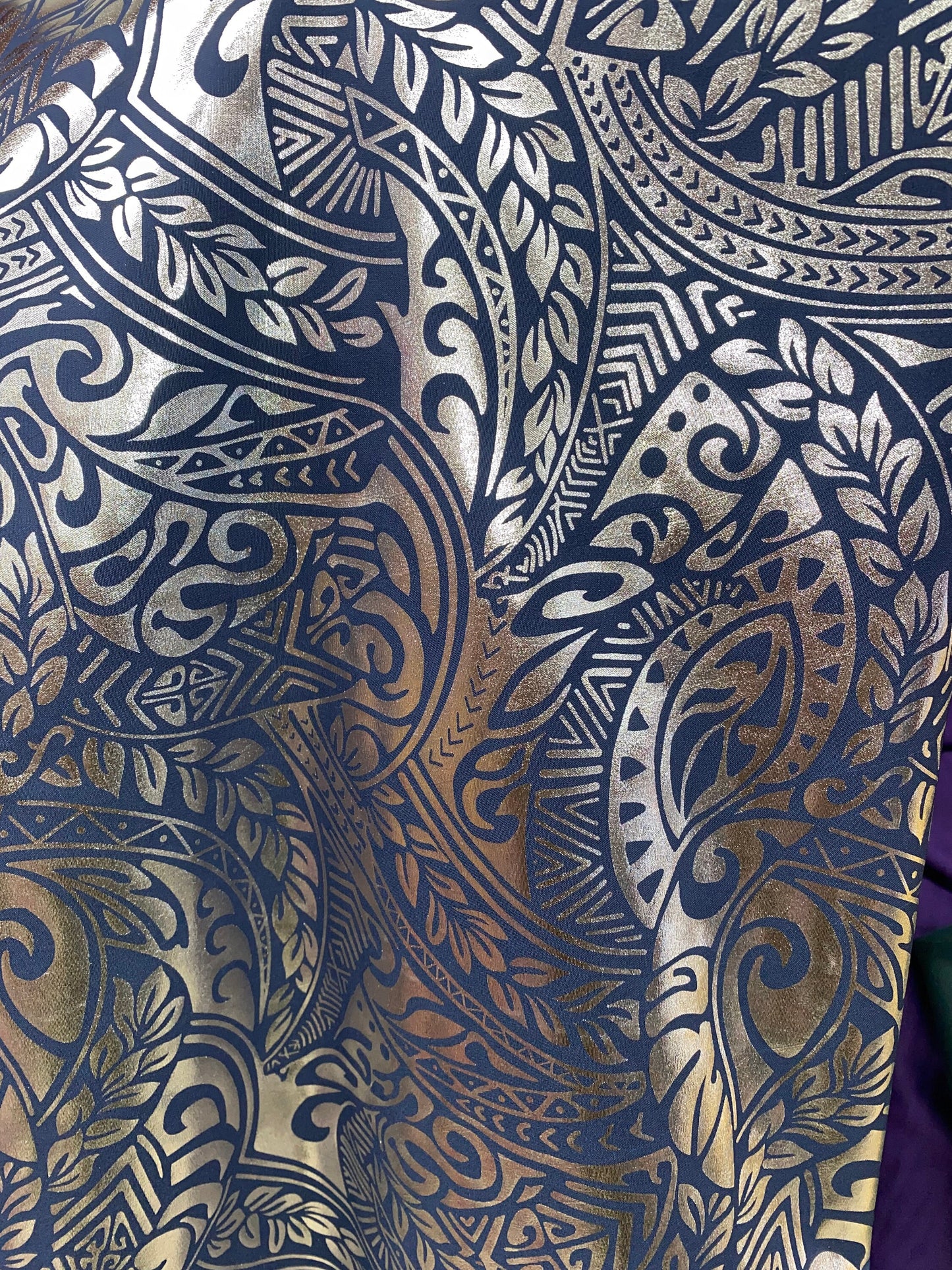 GTEX Collection- Exquisite Traditional Polynesian Samoan Tongan Hawaiian Tattoo Design  | Gtex Fabrics