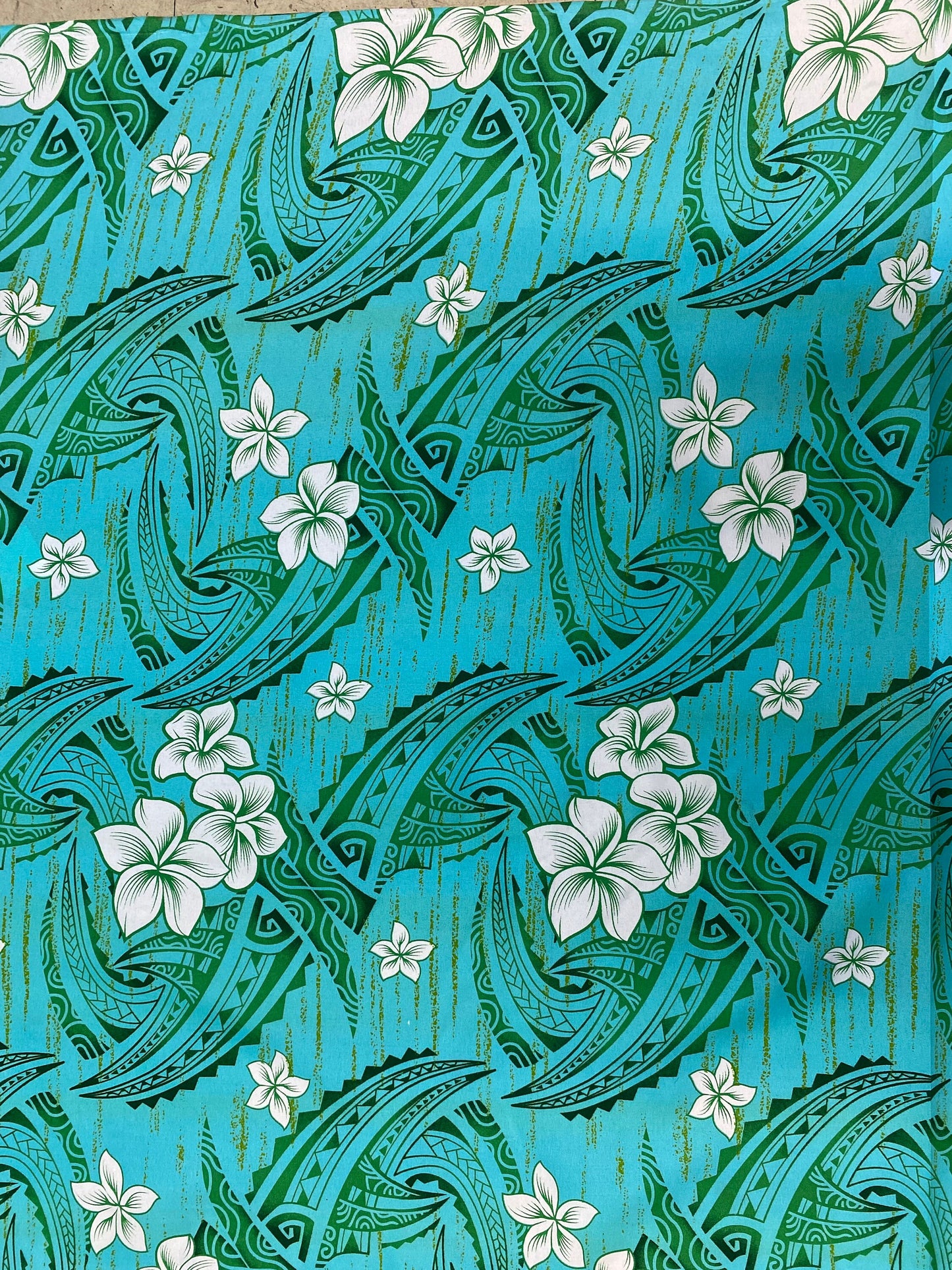 Polynesian Elegance: 36" Polyester Fabric with Poly Cotton Feel– Hawaiian and Floral Fusion- Made In Thailand - Low Price - Roll Wholesale  | Gtex Fabrics