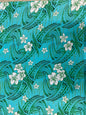 Polynesian Elegance: 36" Polyester Fabric with Poly Cotton Feel– Hawaiian and Floral Fusion- Made In Thailand - Low Price - Roll Wholesale  | Gtex Fabrics
