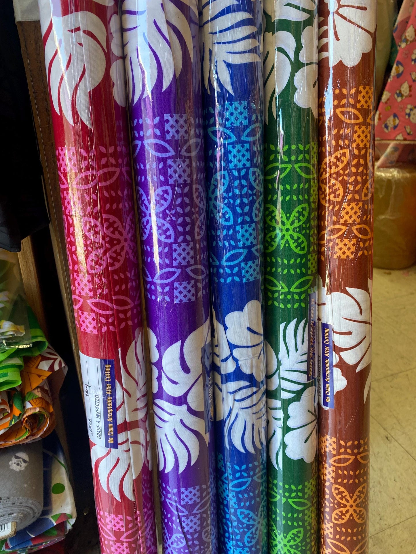 Polynesian Sua Fabric Bundle – 3 Rolls (10 Yards Each) – 36" Wide Polyester with Poly-Cotton Feel – Wholesale Pricing - Low Price - Assorted | Gtex Fabrics