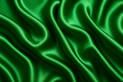 Generate Kelly Green Satin Fabric