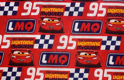 Disney Cars Fabric - Legendary Lightning McQueen Toss - 100% Cotton - 43” Wide - Sold by the Yard - Kids Quilting & Crafts Material | Gtex Fabrics