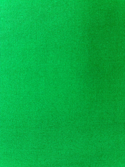 Kelly Green Cotton Fabric by the Yard – 100% Cotton Solid Quilting Fabric, 44” Wide, Soft Sewing Material | G-tex Fabrics