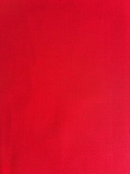 Red Cotton Fabric by the Yard – 100% Cotton Solid Quilting Fabric, 44” Wide, Soft Sewing Material | G-tex Fabrics