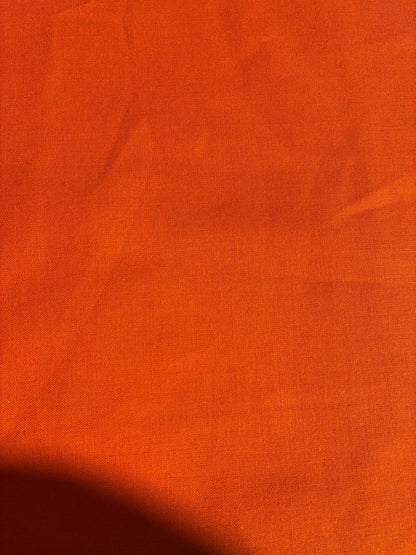 Orange Cotton Fabric by the Yard – 100% Cotton Solid Quilting Fabric, 44” Wide, Soft Sewing Material | G-tex Fabrics