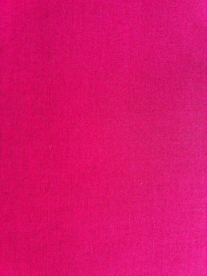 Fuchsia Pink Cotton Fabric by the Yard – 100% Cotton Solid Quilting Fabric, 44” Wide, Soft Sewing Material | G-tex Fabrics