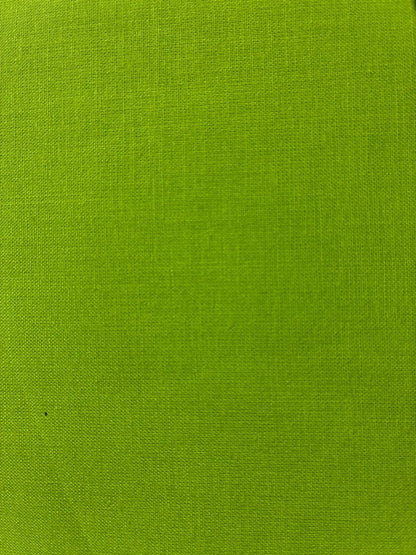 Lime Green Cotton Fabric by the Yard – 100% Cotton Solid Quilting Fabric, 44” Wide, Soft Sewing Material | G-tex Fabrics