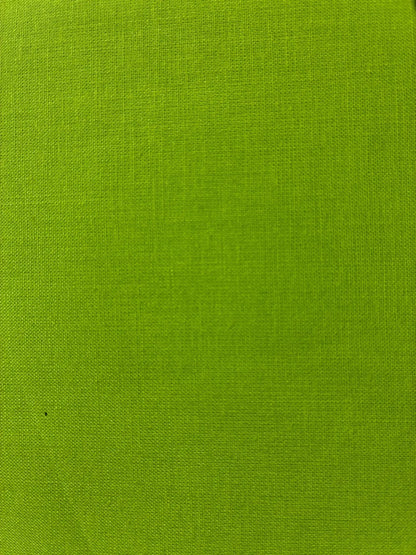 Lime Green Cotton Fabric by the Yard – 100% Cotton Solid Quilting Fabric, 44” Wide, Soft Sewing Material | G-tex Fabrics