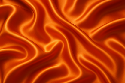 Orange Satin Fabric