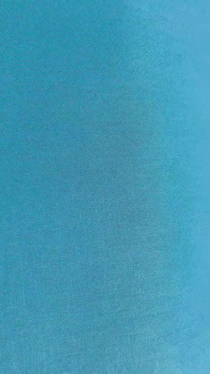 Turquoise Tiffany Blue Cotton Fabric by the Yard – 100% Cotton Solid Quilting Fabric, 44” Wide, Soft Sewing Material | G-tex Fabrics