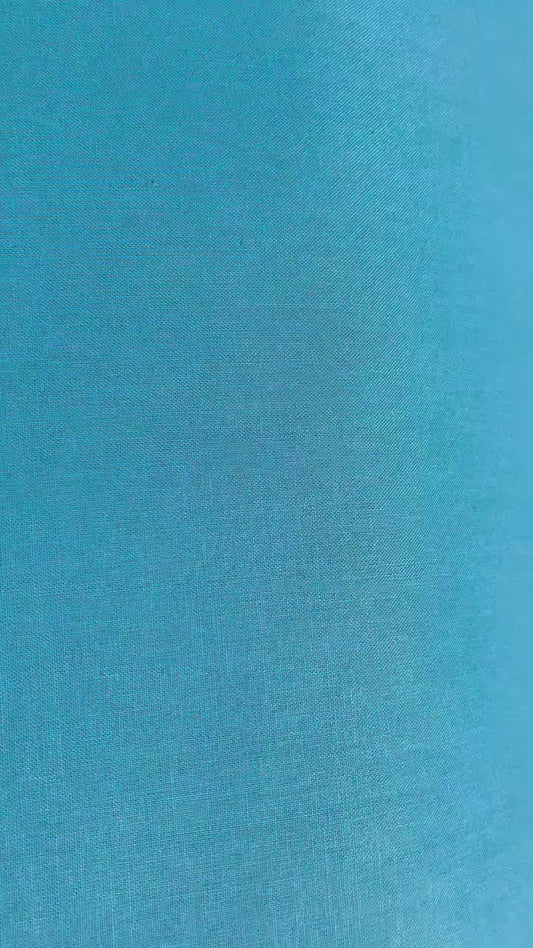 Turquoise Tiffany Blue Cotton Fabric by the Yard – 100% Cotton Solid Quilting Fabric, 44” Wide, Soft Sewing Material | G-tex Fabrics