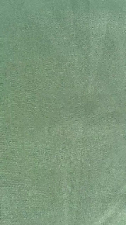 Sage Green Cotton Fabric by the Yard – 100% Cotton Solid Quilting Fabric, 44” Wide, Soft Sewing Material | G-tex Fabrics