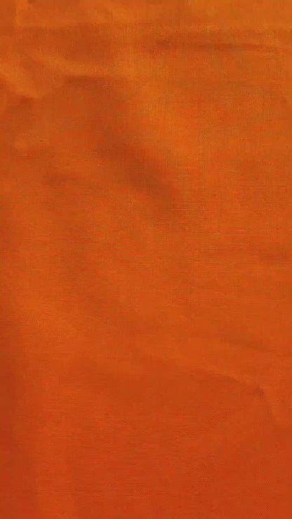 Orange Cotton Fabric by the Yard – 100% Cotton Solid Quilting Fabric, 44” Wide, Soft Sewing Material | G-tex Fabrics