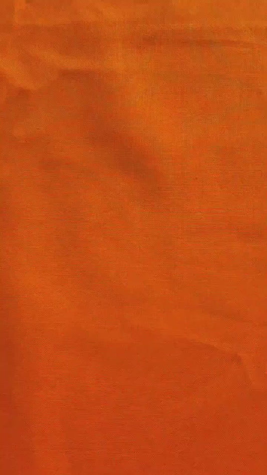 Orange Cotton Fabric by the Yard – 100% Cotton Solid Quilting Fabric, 44” Wide, Soft Sewing Material | G-tex Fabrics